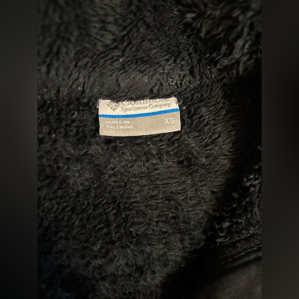 Columbia Black Faux Sherpa Jacket with Branded Label - Picture 2 of 4